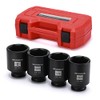 MIXPOWER 1/2-Inch Drive Deep Impact Socket Set, Inch, Cr-Mo, 6