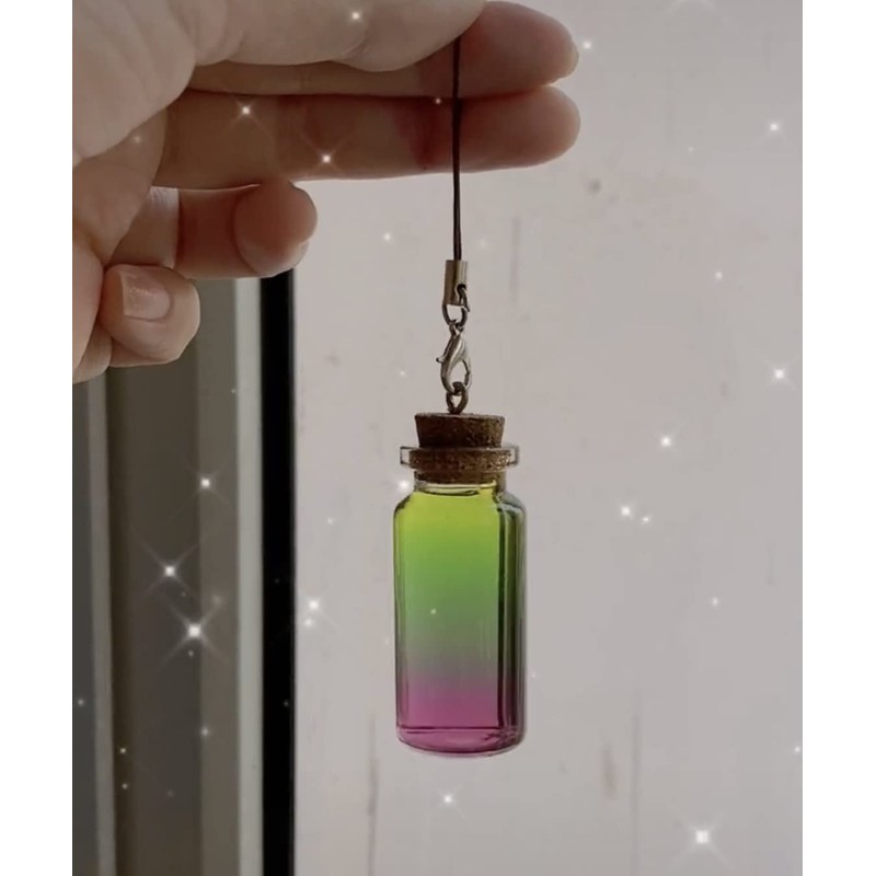 MaxMau 10ml Small Glass Bottles with Cork Stoppers,pack of 100