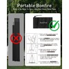 Campfire Tripod,Portable Triangle Grill Camping Tripod for Cooking Fire Pit