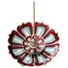 Rnigra Lotus Incense Holder Red, Incense Stick Holders Alloy Material,