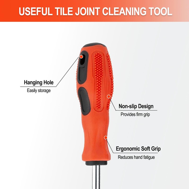 LABOFiC Grout Removal Tool, Angled Design Tile Joint Cleaning Tool,