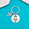 Ximalun Step Parent Keyring Gifts DNA Doesn't Make You Family