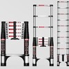 KOLL LINK Telescoping Ladder,10.5 FT Aluminum Lightweight Extension Ladder with