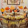 Gold Let‘s Get Basted Banner Talk Turkey To Me Banner,