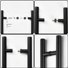 HONGYUN 12-Inch Pull Handles - Heavy-Duty Commercial Grade 304 Stainless