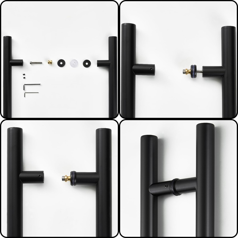 HONGYUN 12-Inch Pull Handles - Heavy-Duty Commercial Grade 304 Stainless