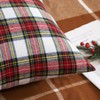 JOTOM Set of 2 Classic Plaids Cushion Covers 40x60 cm