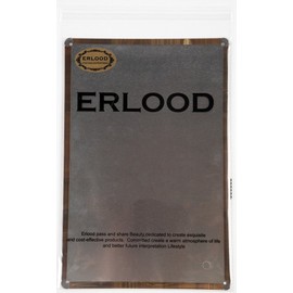 ERLOOD Fresh Brewed Coffee Retro Vintage Tin Sign - 12 X 8