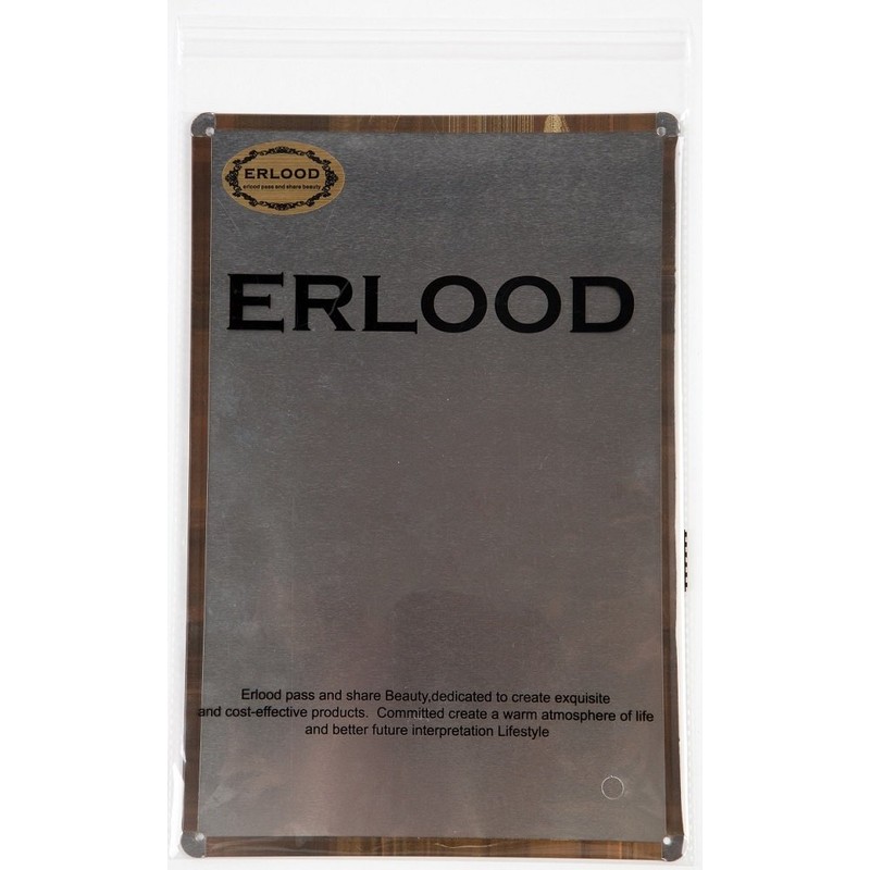 ERLOOD Fresh Brewed Coffee Retro Vintage Tin Sign - 12