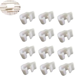 NentMent 12 Pack Rabbit Cage Wire Crate Door Lock Buckle Connector Latches Clamp for Cat Dog Pet Cages Buckles Fence Fixing Clip DIY Reinforced Combine Snap Splicing Organizer