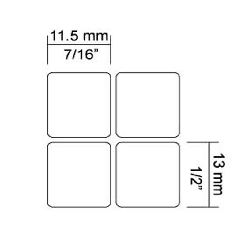 Online-Welcome French Azerty Keyboard Sticker Grey