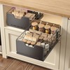 NETEL Pull Out Cabinet Organizer, 4 Pack No Drill Slide