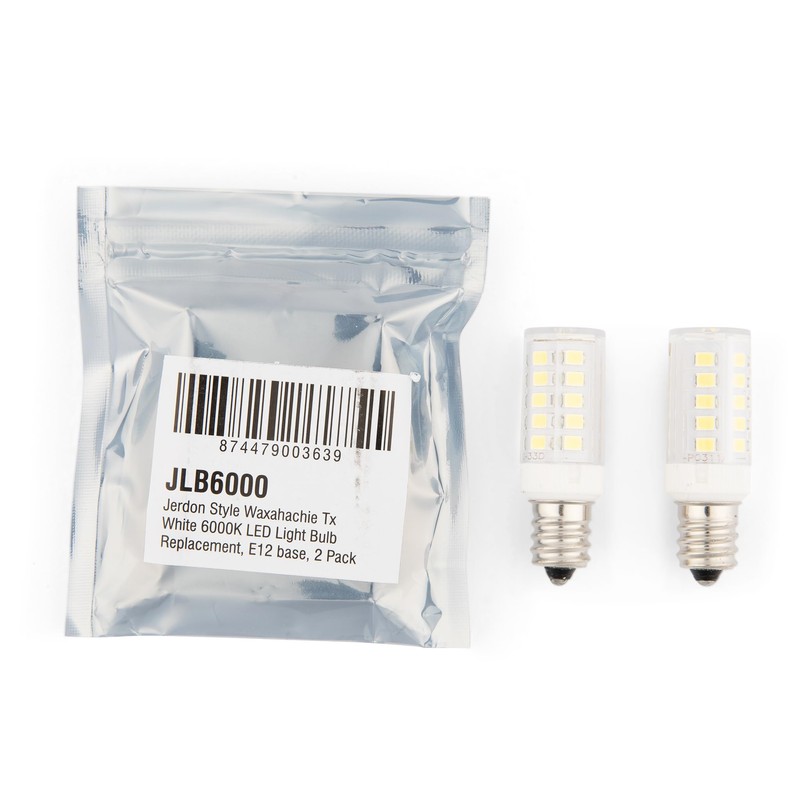 JERDON LED Replacement Light Bulb for Makeup Mirrors - 6000K