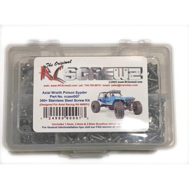 RC Screwz Stainless Steel Screw Set: Axial Wraith Poison Spyder, RCZAXI007