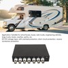4 Channel Video Splitter DC12V High Definition Parking Camera Video