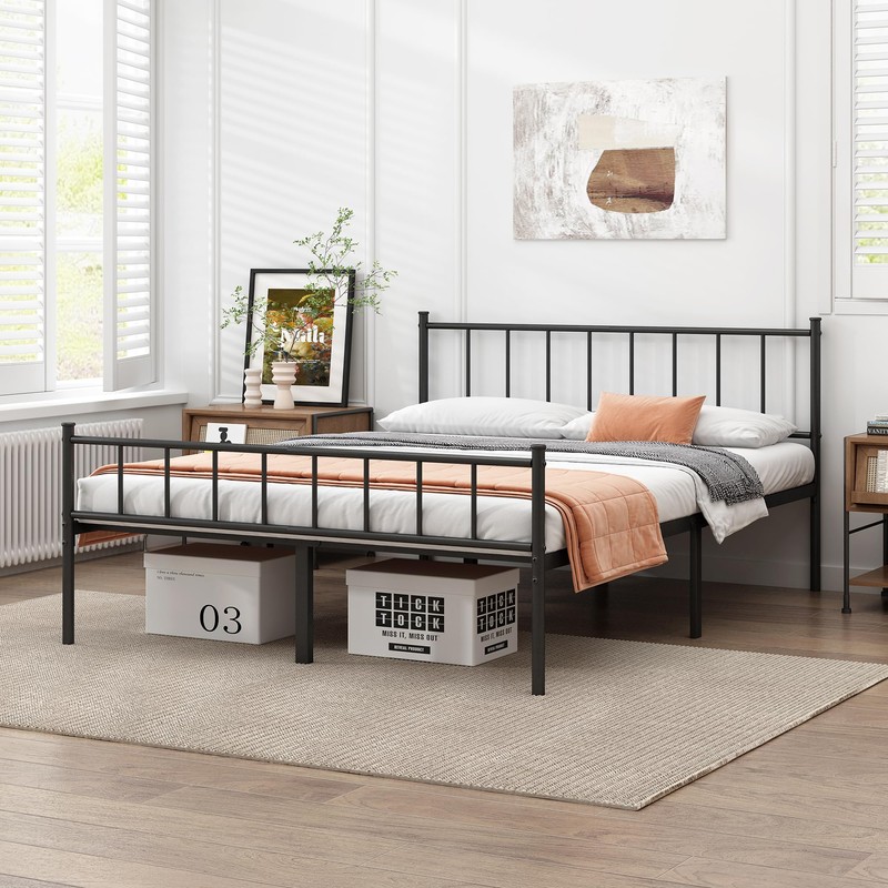 DIIYIV California King Bed Frame-Classic Metal Platform Bed Frame,Mattress Foundation