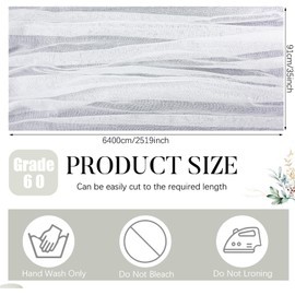 FuWeave 1 Roll Cheesecloth for Straining 70 Yard 100% Unbleached Cotton Fabric Reusable Cheese Cloths Bulk Cheesecloth Table Runner for Wedding Decor, Cooking, Straining, White(Grade 60)