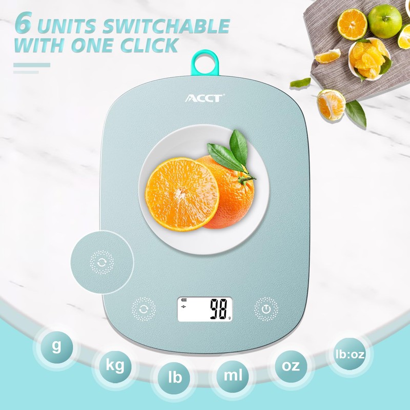 ACCT Digital Food Scale 11lb/0.1oz, Digital Kitchen Scale Weight in