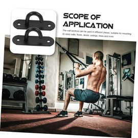 GANAZONO 3pcs Wall Anchor Hooks for Hanging Hangers Resistance Band Anchors Gym Hook Lighting Fitness to Open