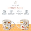 SPOTTED DOG GIFT COMPANY - Kaffeetasse mit Hunde-Motiven - Geschenk