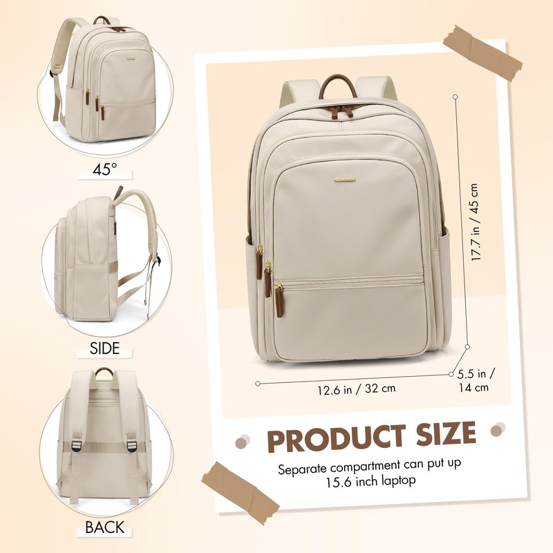 Backpack for Women Work College Travel Laptop Backpacks Multi-Functional Casual