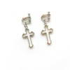 Earrings/Earrings, Crosses, 2 Pieces for Both Ears, Hollow Out, Danging,