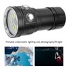 LED Diving Flashlight Portable Professional Underwater Lighting Waterproof Submarine Lamp