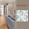 Green Eucalyptus Leaves 2 Gang Double Duplex Combination Light Switch