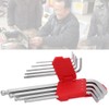 9pcs Ball End L Shape Hex Key Wrench Set Sewing