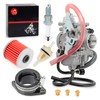 Carburetor Carb and Intake Manifold Boot For Kawasaki Bayou 300