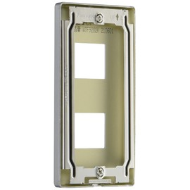 Panasonic Cosmo Series Wide 21 New Metal Outlet Plate 2 Type 2 for 2 Cos WTF9202K