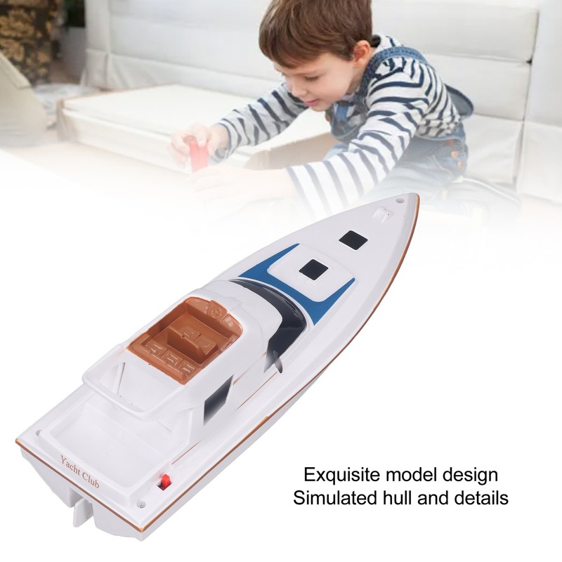 Electronic Yacht Water Toy Realistic Racing Educational Multi Functional Speedboat