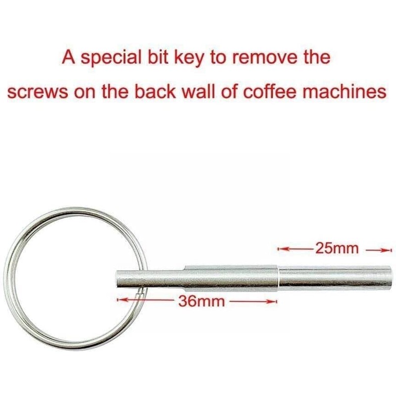 Oval Key Screw Tool for Jura Krupps Aeg Franke Coffee