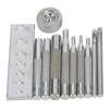 Lybunair Punch Snap Kit Metal Handle Push Button Rivet Setter