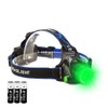 GaiGaiMall Green LED Headlamp Waterproof Head Torch Light with Zoomable