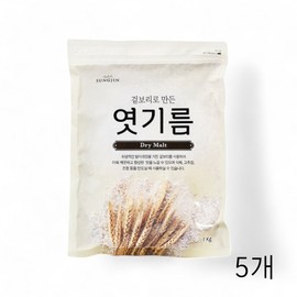 Seongjin Malted Barley Powder 1kg x 5 for Sikhye, Gochujang, and Jocheong Commercial Use Food Ingredients