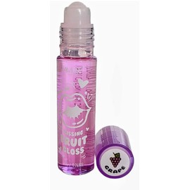 Amuse Cosmetics Roll On Rollerball Kissing Fruit Lip Gloss Strawberry Apple Grape Cherry Peach Orange Gum (Grape)