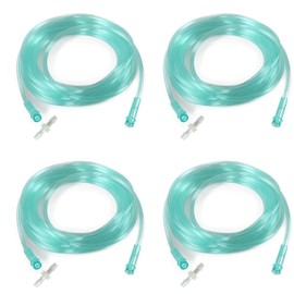 4 Pack Oxygen Tubing - Each Length 16.4 Feet - Premium Green Crush Resistant Oxygen Tubes