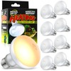 8 Pcs Reptile Heat Lamp Basking Spotlight Bulbs, Basking Heat