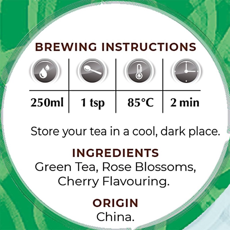 The Exotic Teapot – Supreme Cherry Sencha, 125g Tin, Sakura