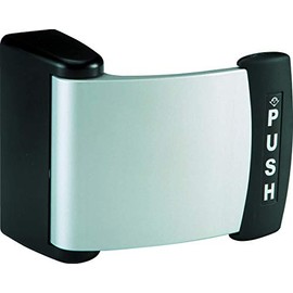 Adams Rite 45910200628 Push to Left Curved Deadlatch Paddle for 1-3/4" Clear Anodized Aluminum Finish