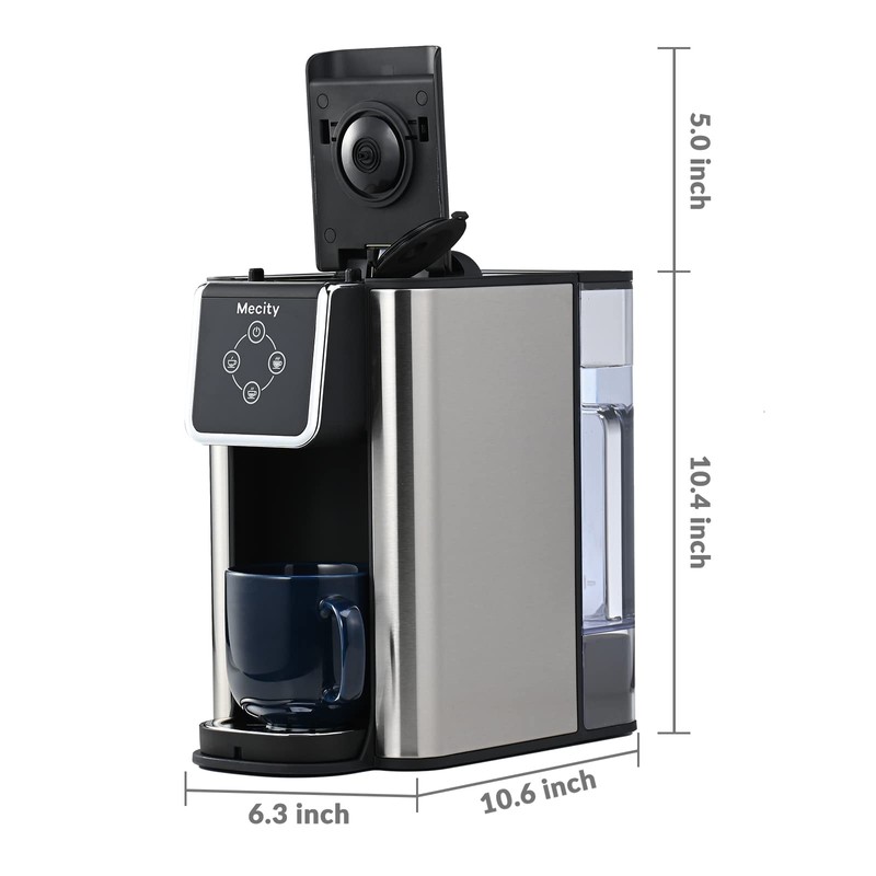 Mecity Coffee Maker 3 in 1 Single Serve Coffee Machine,