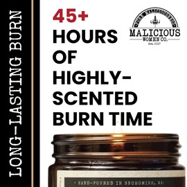 Malicious Women Co - ADHD Support Gifts, Inspirational Decor, Motivational ADHD, Empowerment Gifts, Funny AHDHD Gifts, ADHD Gifts, Supportive Gifts, 9 Oz Soy Candle Scent: Vanilla Cupcake