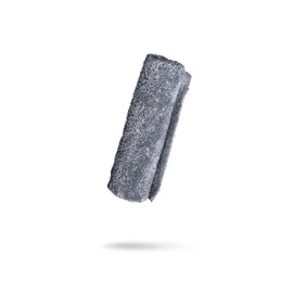 Adam's Borderless Grey Microfiber Towel (1pk) - Premium Ultra Soft Car Detailng Towel Cloths, 480gsm - Safe for Car Wash, Home Cleaning & Pet Drying Cloths (16 Inch x 16 Inch)