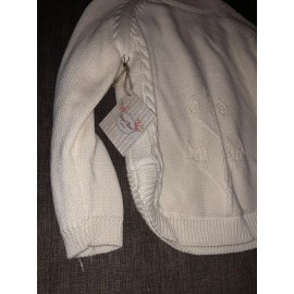 Unbranded New Girl Kid Children Toddler 5T Winter Sweater Warm Soft White Cream Plush