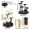 yucanucax 6 Pack Votive Candle with Holder, Remote Control Ivory