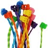 12 Bright Neon Braid 10" Funky Colors Hair Extension Clips