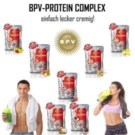 Protein Complex 500g | 3 Komponenten Protein aus (Whey, Casein, Ei) | Reich an BCAA, EAA und Vitaminen