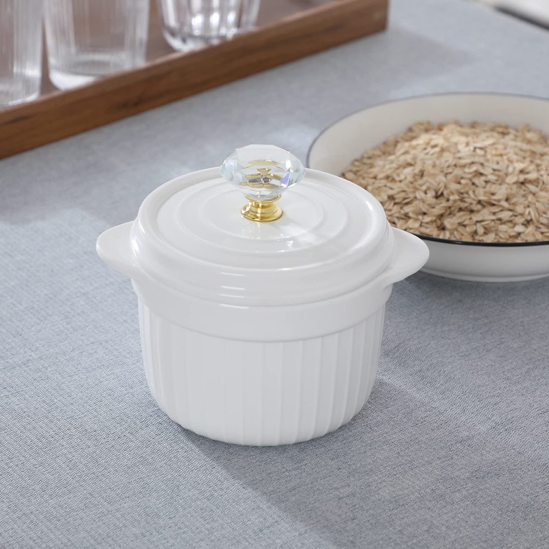 Bacon Grease Container Keeper with Crystal Lid and Strainer, 17
