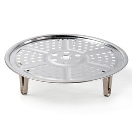 Steamer Rack, Premium Stainless Steel Steamers Rack with Removable Stand, 8.7 Inches Pot Steaming Tray，It fits cookware with an inner diameter of 9 inches or bigger